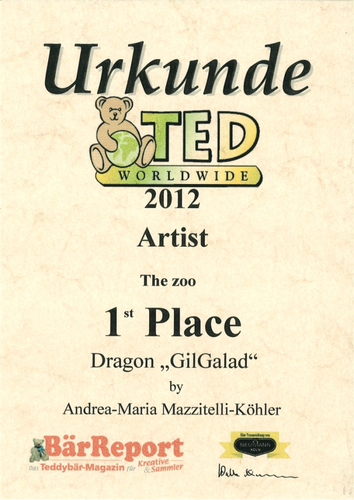 TED 2012 - 1. Platz für GilGalad